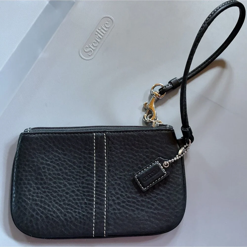 Coach Black Wristlet